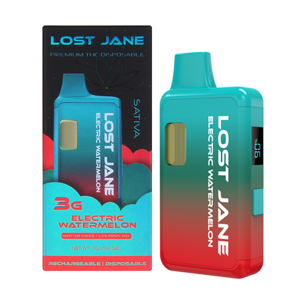 Lost Jane Electric Watermelon 3G Disposable: Sweet & Refreshing Vape Experience