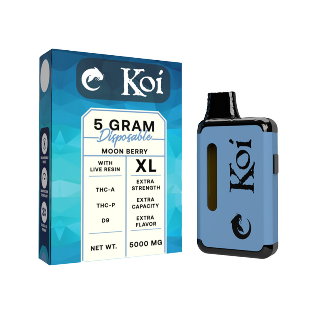 koi live resin thca thcp d9 disposable 5g