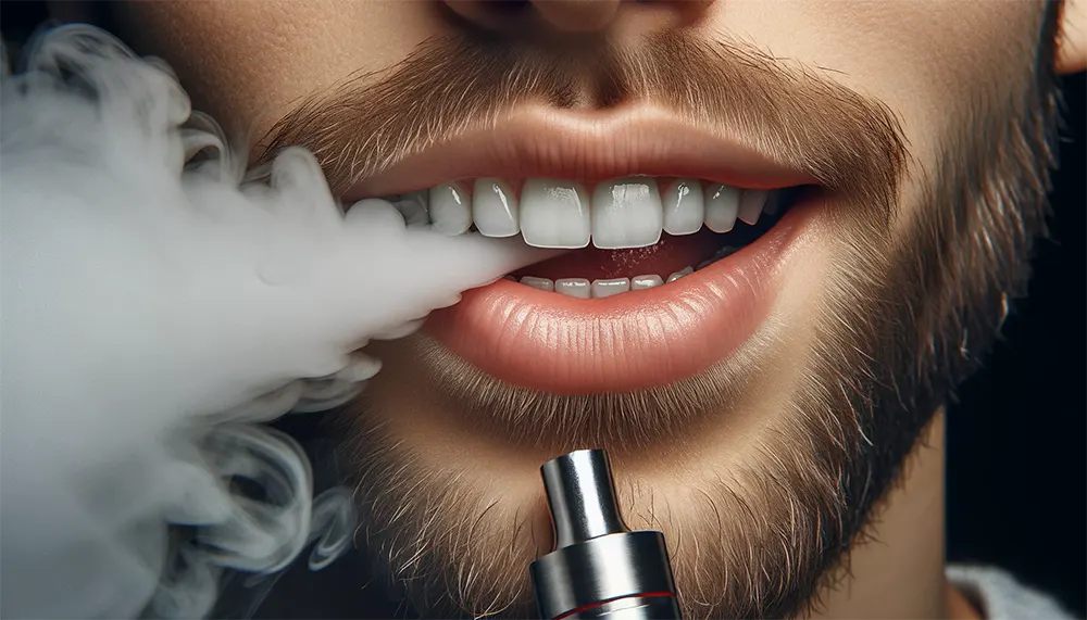 The Risks of Vaping While Using Whitening Strips Explained