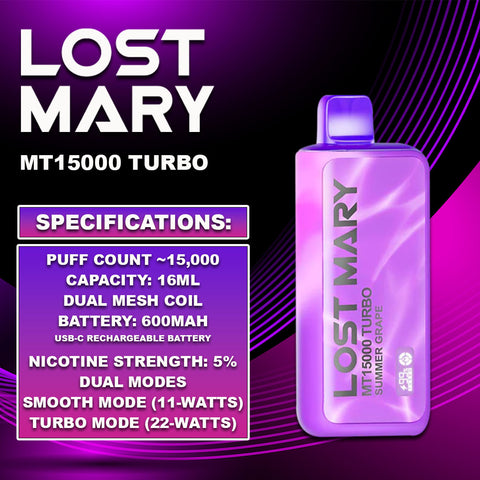 What Is the Turbo Button on Lost Mary Vape? Discover Its Features and Benefits