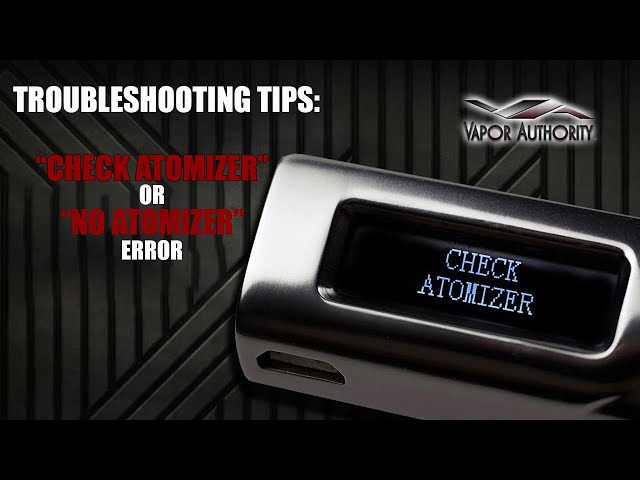 Vaporesso XROS Pro Check Atomizer Error: Troubleshooting Guide