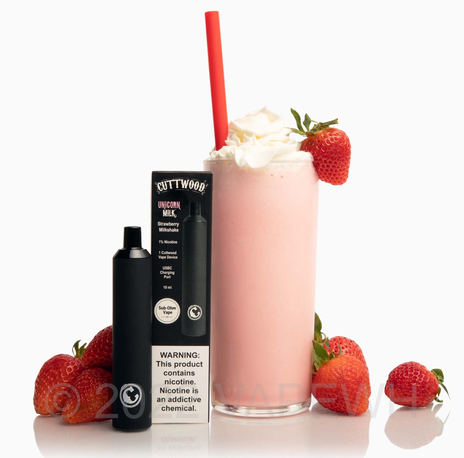 Unicorn Milk Disposable Vape: Sweet Strawberry & Cream Flavor Experience