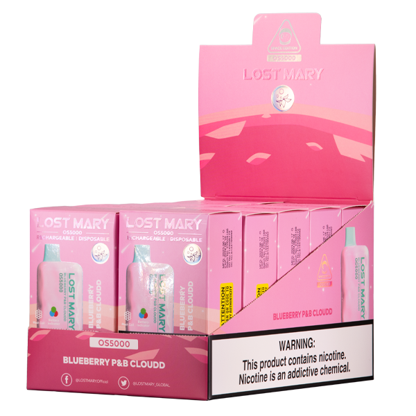 New to Vaping? Try the Blueberry P&B Cloud Lost Mary