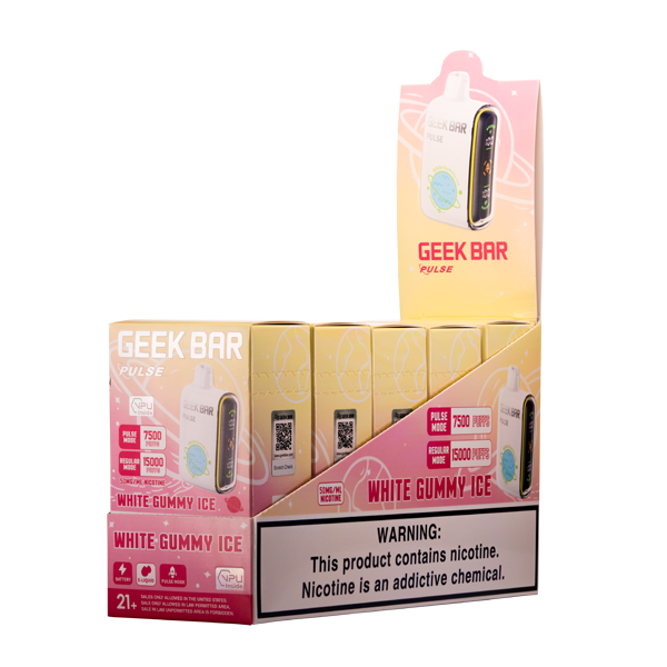 geek bar pulse white gummy ice flavor, is it really worth it?