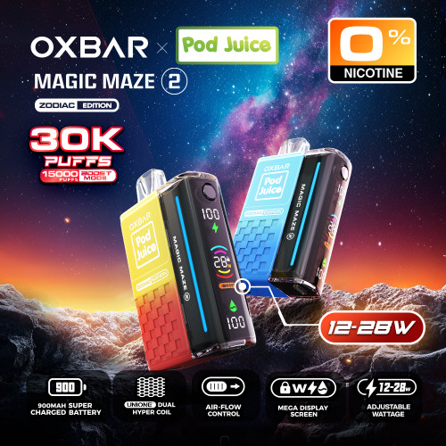 oxbar vape flavors for beginners: Simple and easy to use.