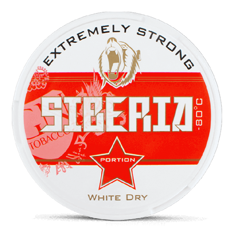 Siberian Nicotine Pouches: Extreme Kick, Real Mint Taste