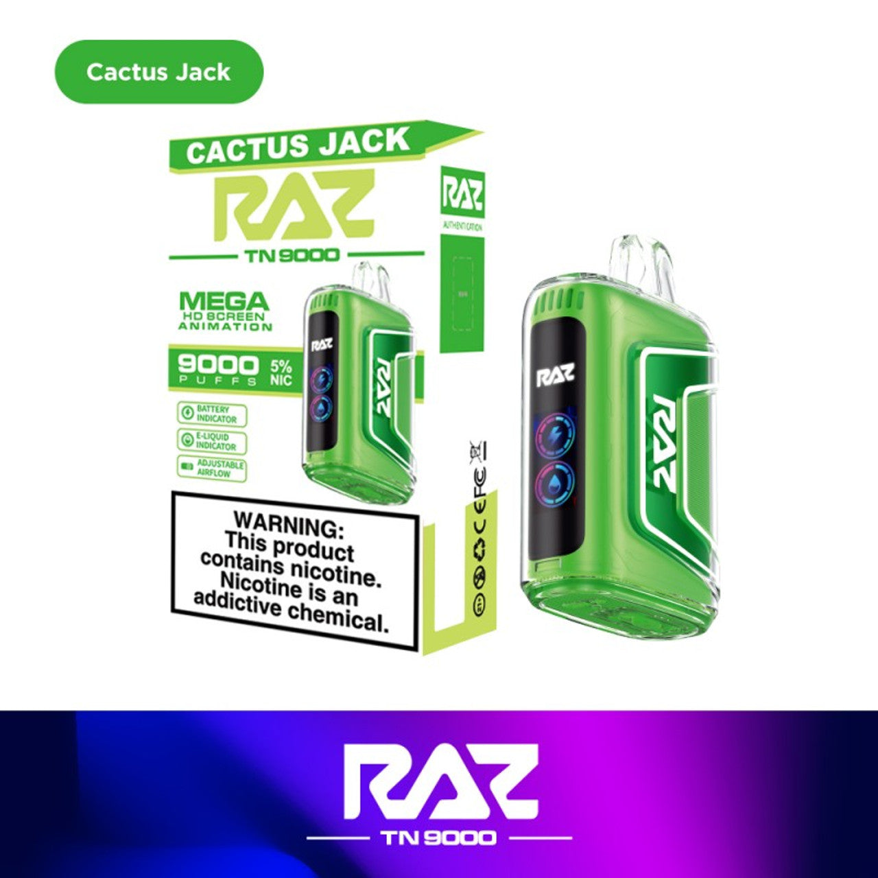 Experience the Unique Taste of Cactus Jack Raz Flavors Now