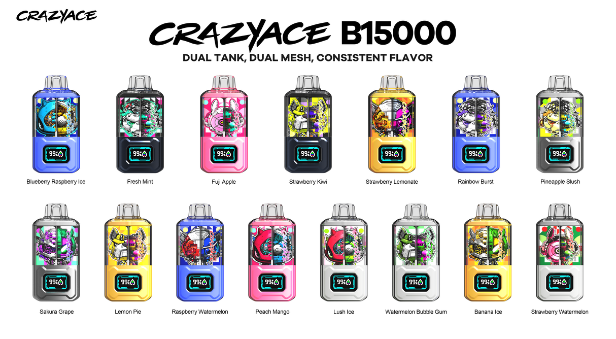 Unveiling the Most Popular CrazyAce Vape Flavors Today