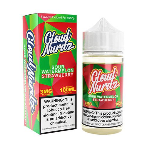 Cloud Nurdz Sour Watermelon Strawberry: A Flavorful Vape Review