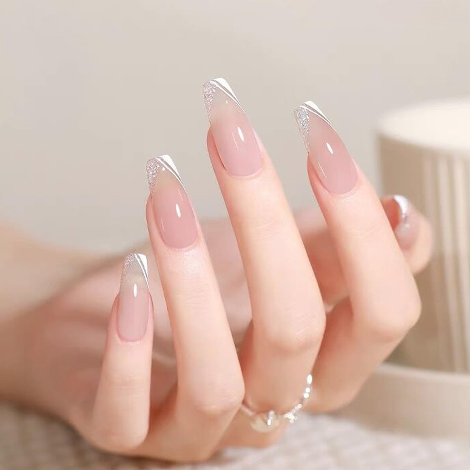 What is crystal clear pinky? Everything you need to know about this nail style