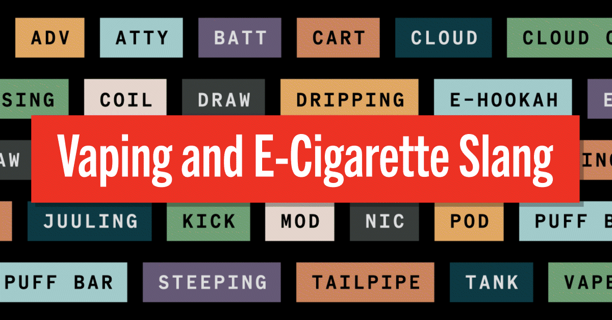 What is electronic cigarette called? Popular vaping slang explained!