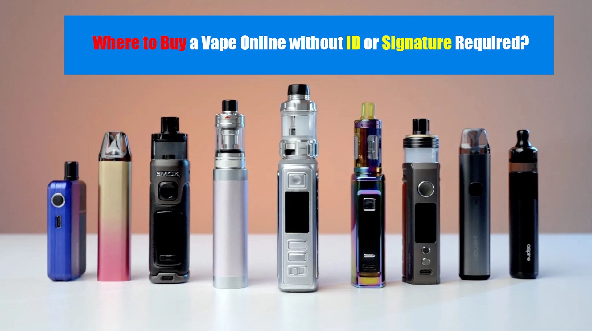 Where to buy good rechargeable electronic cigarettes online without any hassle? (Your guide to trusted vape shops!)