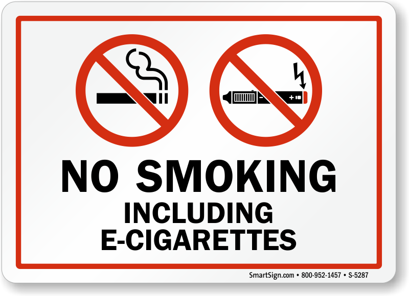 Is your no smoking including electronic cigarettes sign effective? Learn how to make sure it works well.