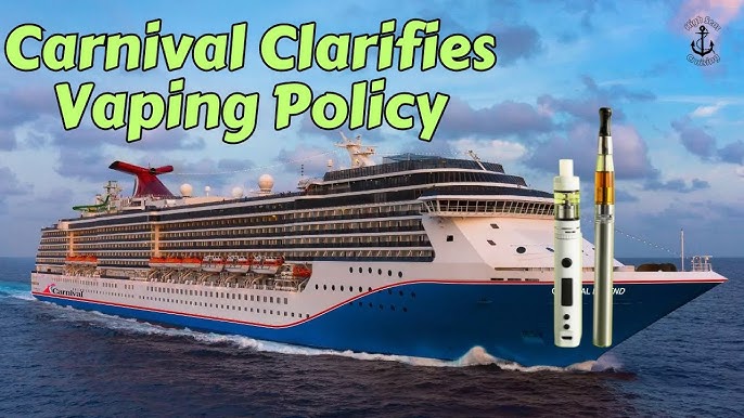 are electronic cigarettes allowed on carnival cruises